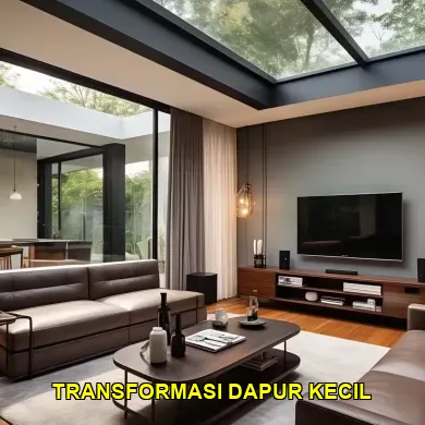 Transformasi dapur kecil jadi modern di kawasan Malioboro dengan desain interior